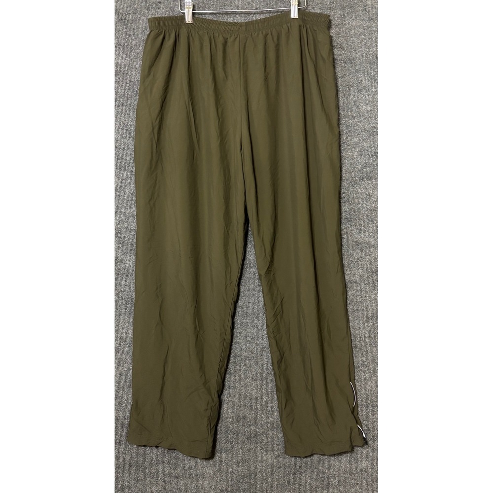 New Balance Mens XL Long Track Running Pants Olive Drab USMC Marine Corps PT - Picture 5 of 8